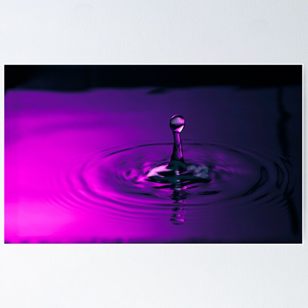Item preview, Purple Water Droplet Frozen  Design designed and sold by Solotree.