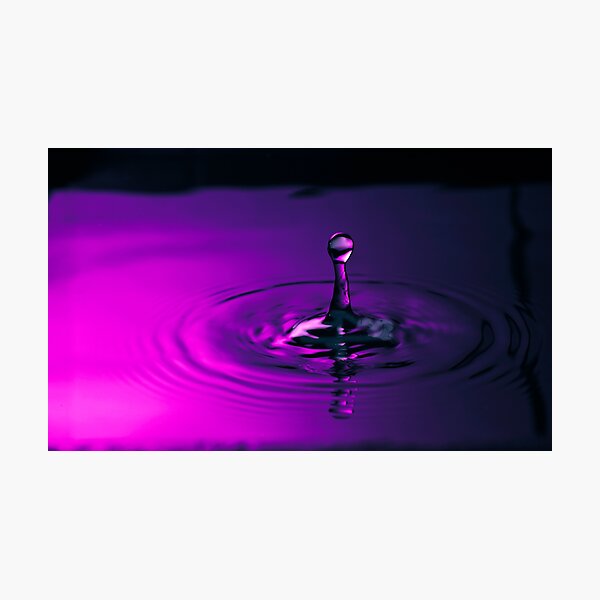 Item preview, Purple Water Droplet Frozen  Design designed and sold by Solotree.