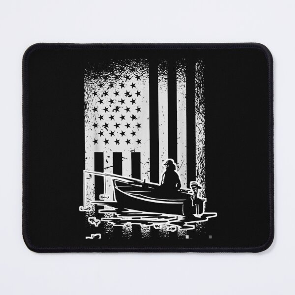 Item preview, Fishing American Flag Distressed Boat Fishing Lover Fly Fish designed and sold by bonytmrz.