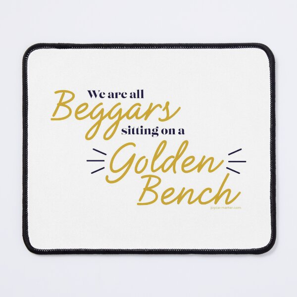 Item preview, Beggars Sitting on a Golden Bench designed and sold by JoyceMarter.