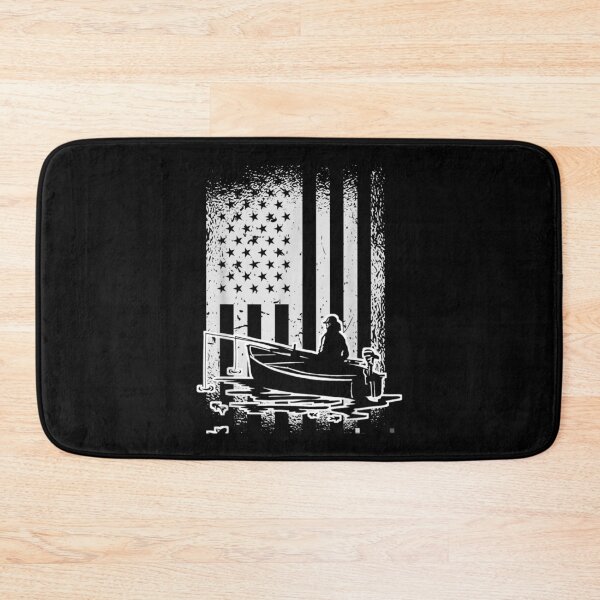 Item preview, Fishing American Flag Distressed Boat Fishing Lover Fly Fish designed and sold by bonytmrz.