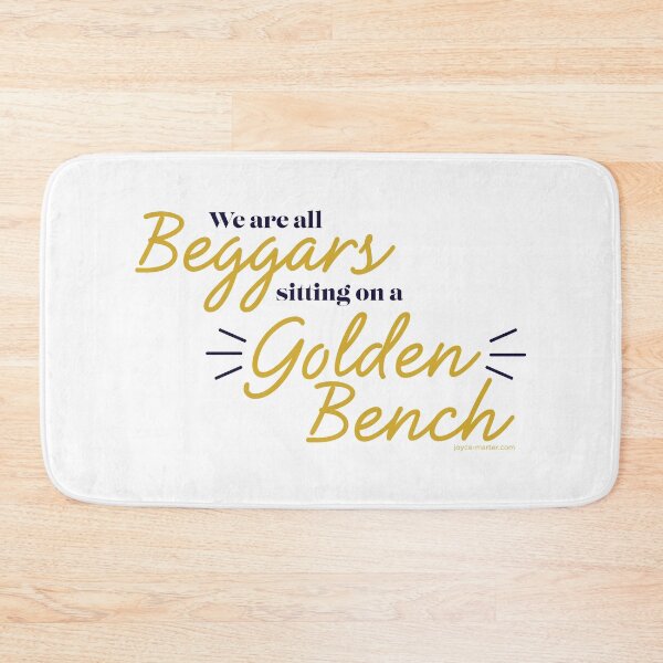 Item preview, Beggars Sitting on a Golden Bench designed and sold by JoyceMarter.