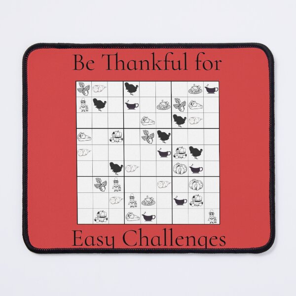 Item preview,  Be Thankful for Easy Challenges Red Background designed and sold by hardwork77.