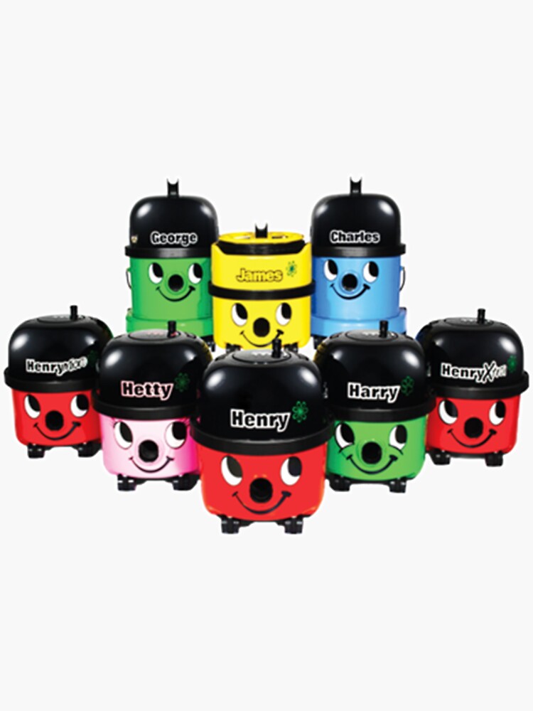 "Henry Hoover and Friends " Sticker for Sale by icelandcollect Redbubble