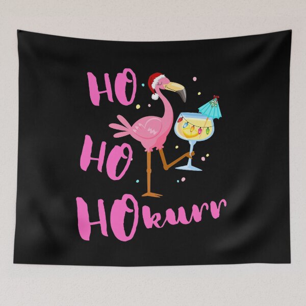 Item preview, Ho Ho Hokurr - Okurr Hip Hop Funny Christmas Saying For Flamingo Lovers designed and sold by Vibbin4Life33.
