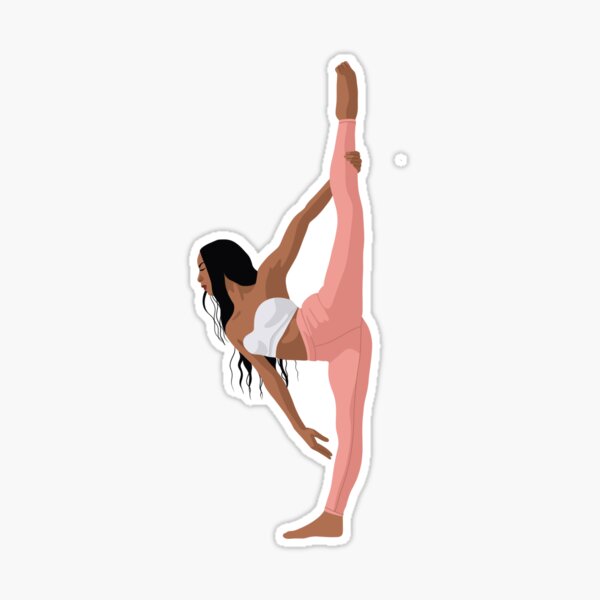 YOGA Woman Sticker by Martina-Ludewig