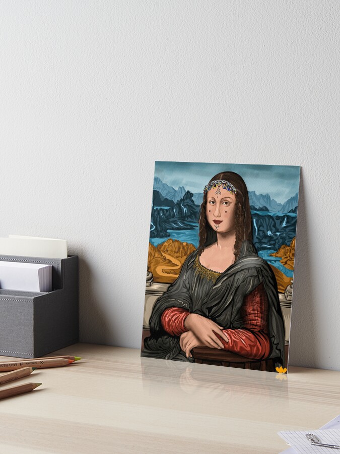 Monalisa Picture Art Board Print for Sale by arts-store