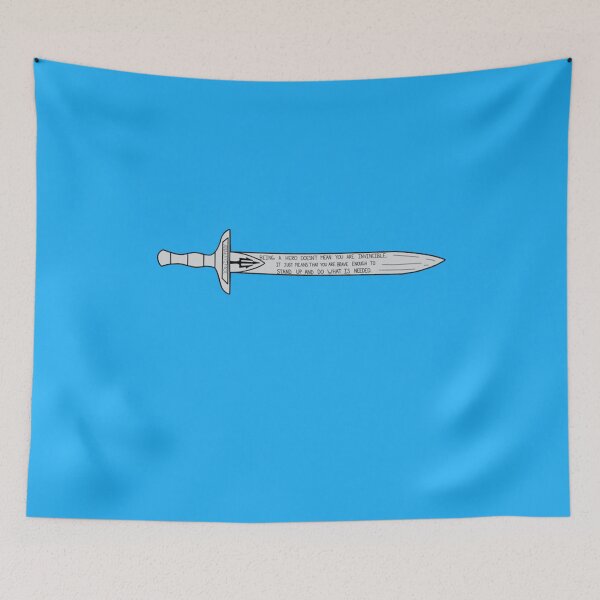 Item preview, Percy Jackson Anaklusmos Riptide Sword   designed and sold by fabricsbythesea.