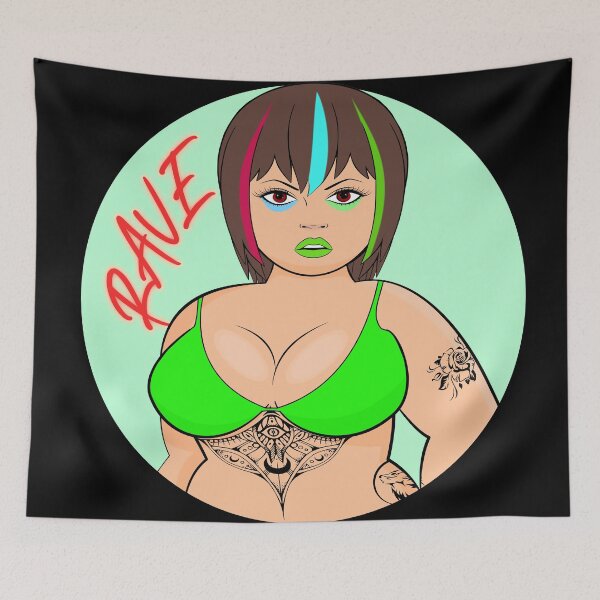 Item preview, RAVER GIRL designed and sold by Chaos Apparel .