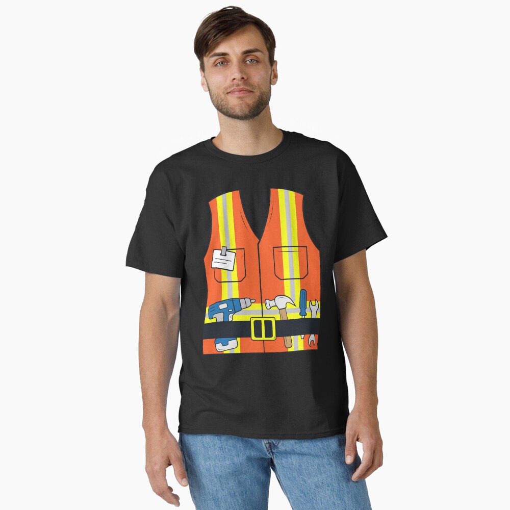 Construction Worker Safety Vest Kids Costume Print Art Board Print
