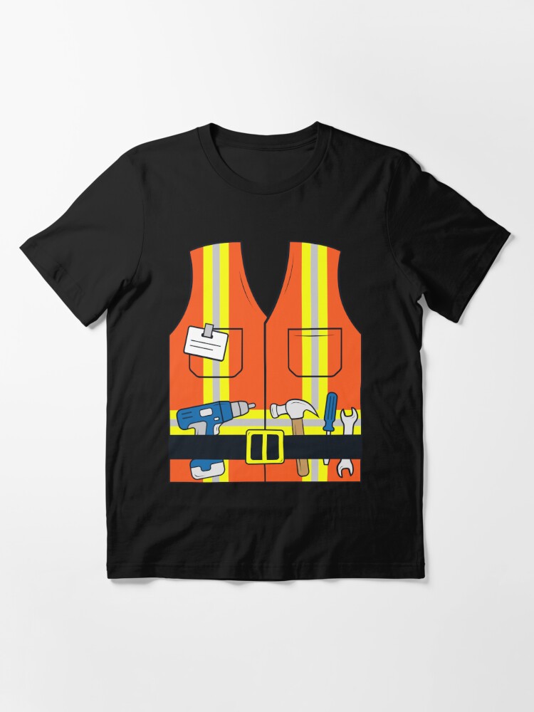 Construction Worker Safety Vest Kids Costume Print Essential T-Shirt for  Sale by samshirts