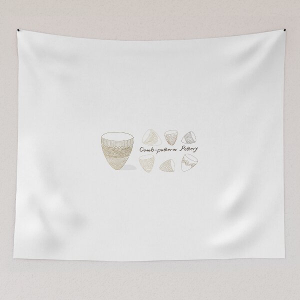 Item preview, comb-pattern-pottery designed and sold by jajoo.