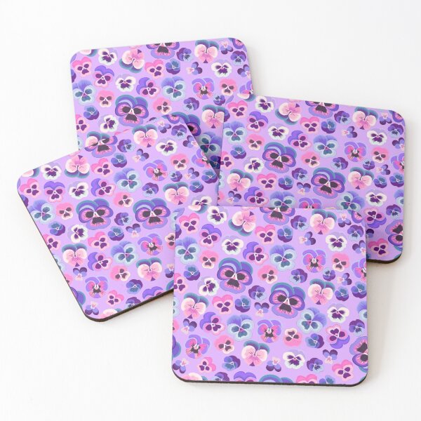 Item preview, Lilac pansies pattern designed and sold by Isabelle-T.