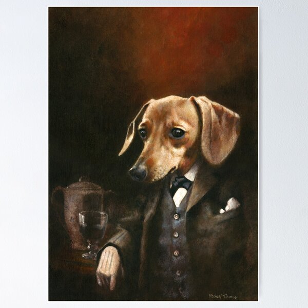 Item preview, Victorian Gentleman Dachshund designed and sold by mictomart.