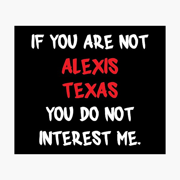 Alexis texas poster