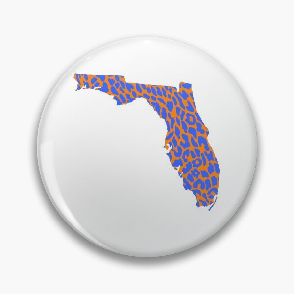 Item preview, orange and blue leopard florida designed and sold by mtayzart.