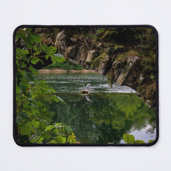 Item preview, Heron through the remains of a Roman bridge designed and sold by Ann Biddlecombe.