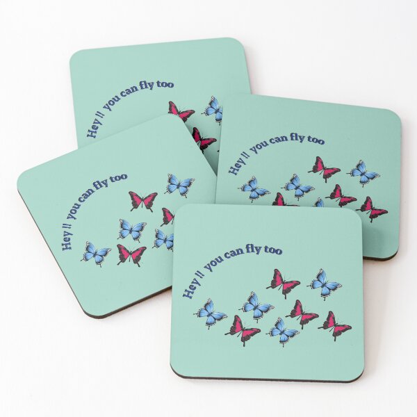 Item preview, Hey !! You can fly too, inspiration messages, encouraging words and design for t-shirts lovers. designed and sold by STEKWAN.