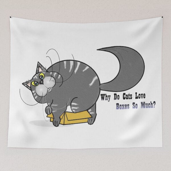 Item preview, Why do cats love boxes so much ?  designed and sold by Shirley cute art .