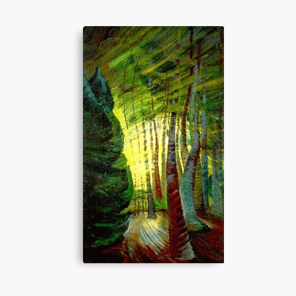 Item preview, Wind and sunlight forest alpine landscape scene painting by Emily Carr for home, bedroom, and wall decor designed and sold by Jéanpaul  Ferro.