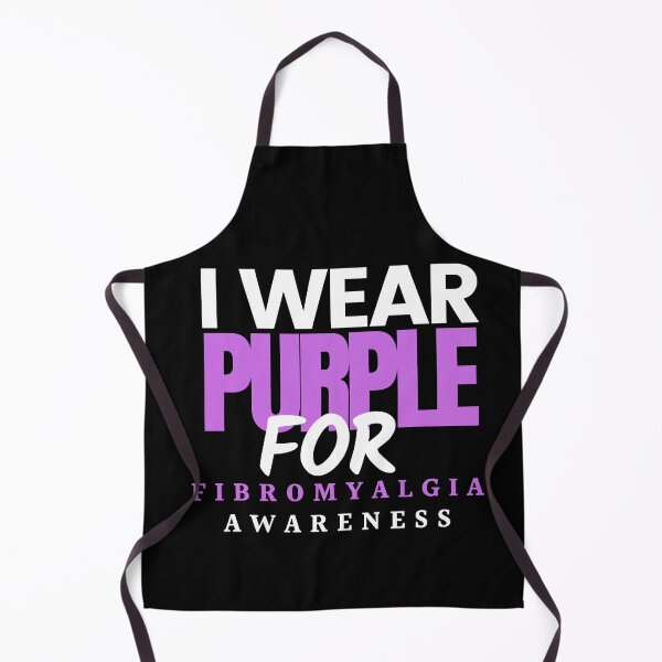 Item preview, I wear purple for Fibromyalgia Awareness-Fibromyalgia Awareness designed and sold by Oreo2020 Creations.