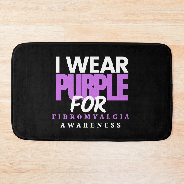 Item preview, I wear purple for Fibromyalgia Awareness-Fibromyalgia Awareness designed and sold by Oreo2020 Creations.