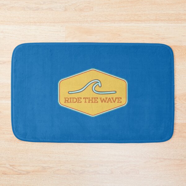 Item preview, ride the wave   designed and sold by fabricsbythesea.