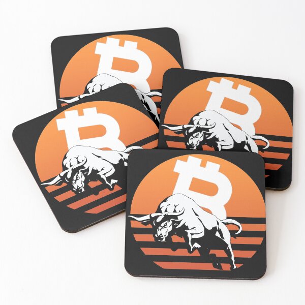 Item preview,  Bullish Bitcoin Sunset Crypto Design designed and sold by Funny-Tees4U.