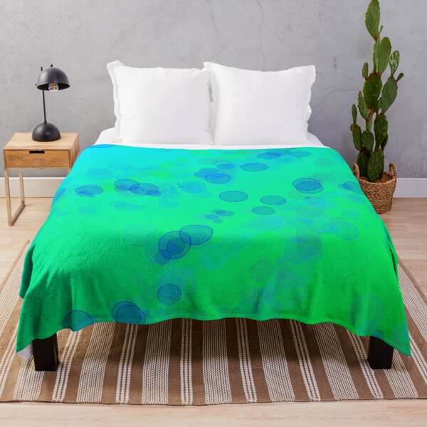 Item preview, Abstract Lime teal bubble design designed and sold by MystixJack.
