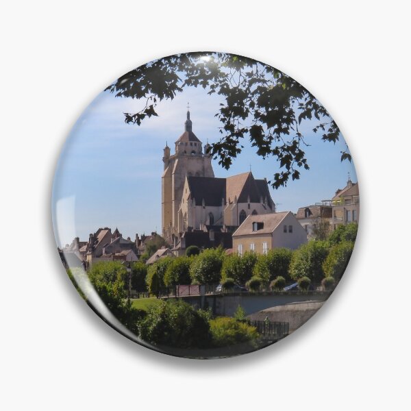 Item preview, View towards the church through the trees in Dole designed and sold by Ann Biddlecombe.