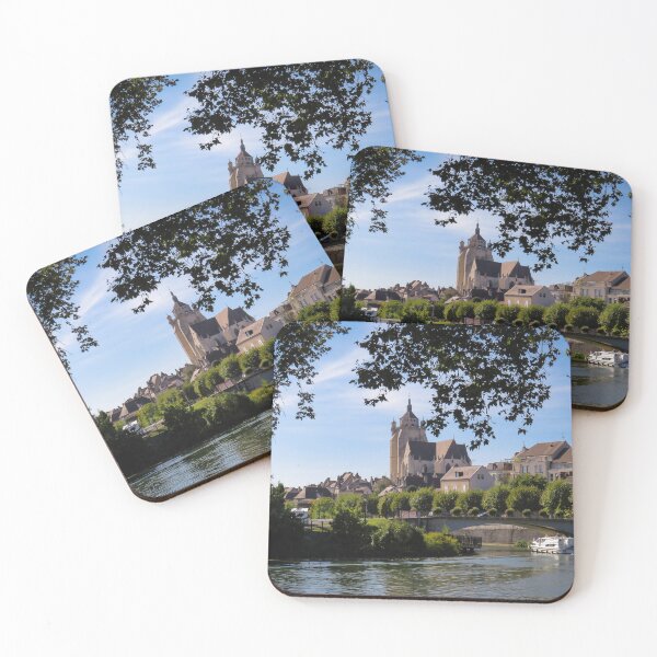 Item preview, View towards the church through the trees in Dole designed and sold by Ann Biddlecombe.