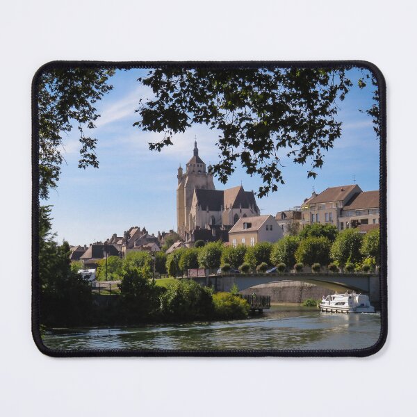 Item preview, View towards the church through the trees in Dole designed and sold by Ann Biddlecombe.