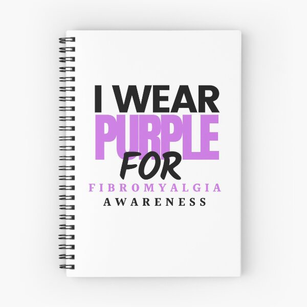 Item preview, I wear purple for Fibromyalgia Awareness-Fibromyalgia Awareness designed and sold by Oreo2020 Creations.