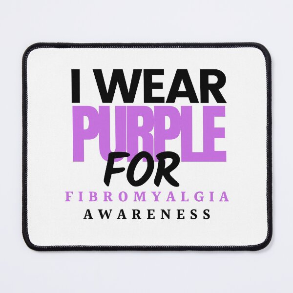 Item preview, I wear purple for Fibromyalgia Awareness-Fibromyalgia Awareness designed and sold by Oreo2020 Creations.
