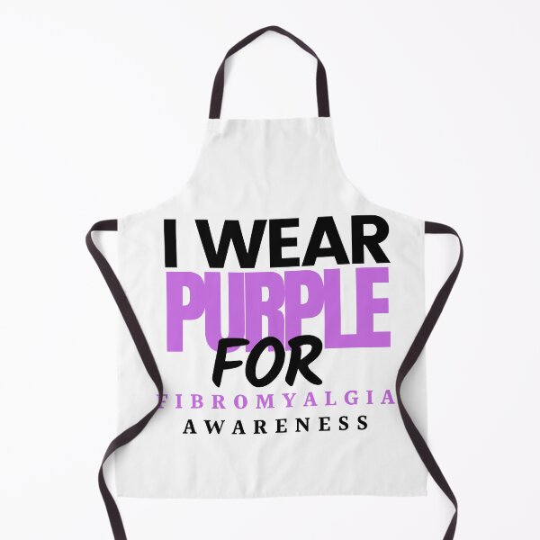 Item preview, I wear purple for Fibromyalgia Awareness-Fibromyalgia Awareness designed and sold by Oreo2020 Creations.