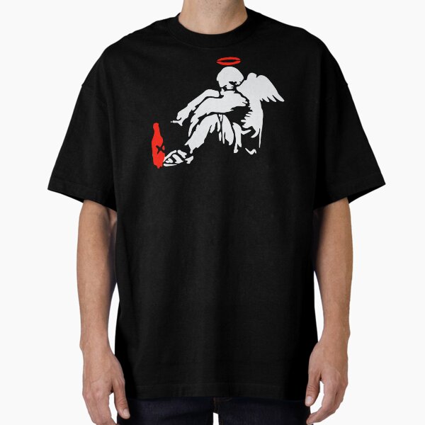 Item preview, Banksy Fallen Angel | White designed and sold by WE-ARE-BANKSY.