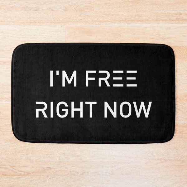 Item preview, I'm Free Right Now - Minimalist Amos Quote designed and sold by ecdato.
