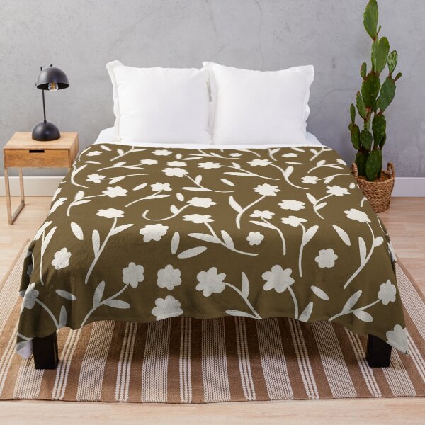 Item preview, Earthy Boho Floral Pattern designed and sold by trajeado14.