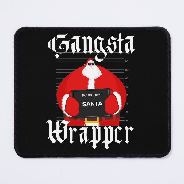 Item preview, Gangsta Wrapper - Gangster Funny Santa Saying designed and sold by Vibbin4Life33.
