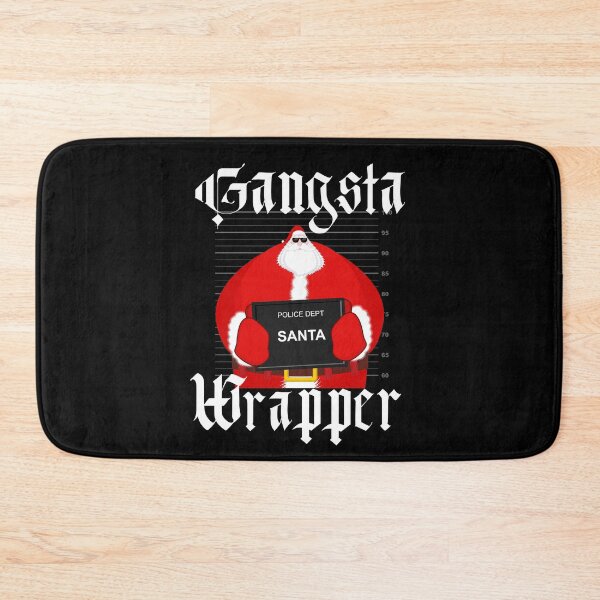 Item preview, Gangsta Wrapper - Gangster Funny Santa Saying  designed and sold by Vibbin4Life33.