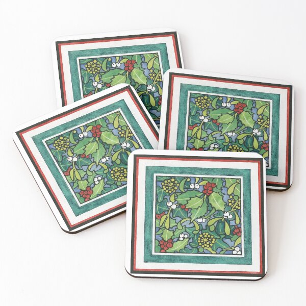 Item preview, Mistletoe and Holly designed and sold by Deborah Kindred.