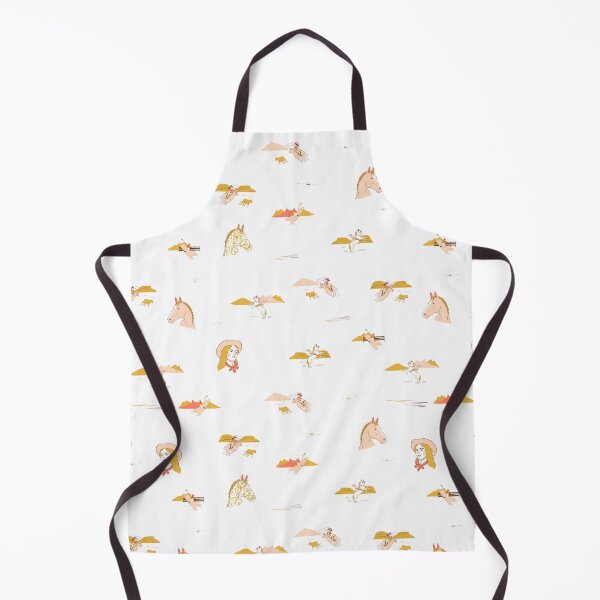 Item preview, Open Range in Into the Sunset - Western cowgirl and horse toile pattern designed and sold by wildhunt.