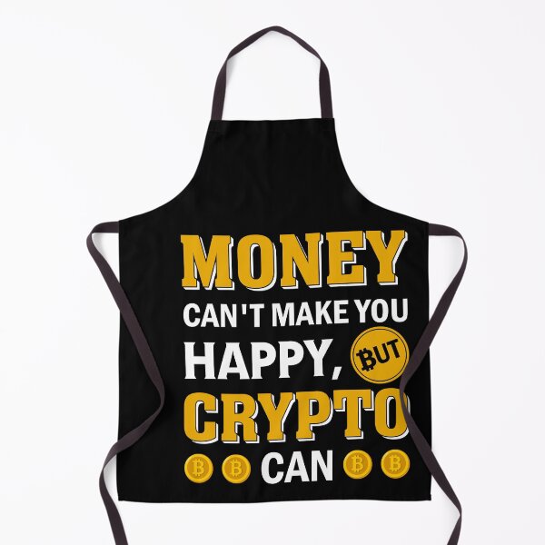 Item preview, Money Can't Make You Happy But Crypto Can For Personal Finance and Investing Lovers designed and sold by thecooltable.