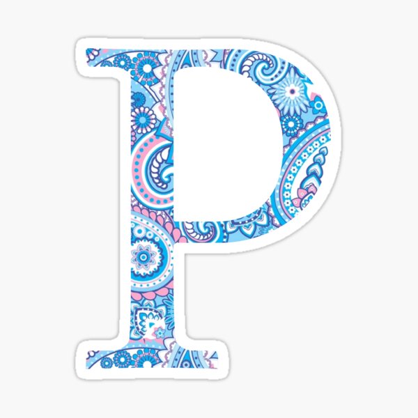 Letter P Sticker