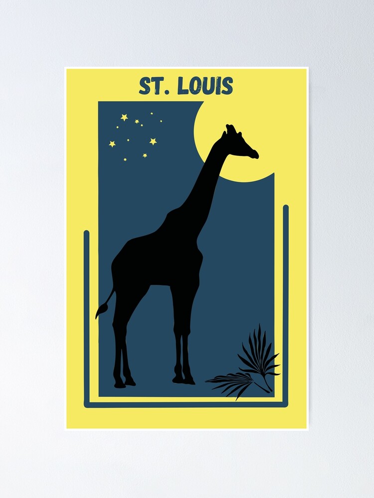 Saint Louis Poster Missouri  Classic Baseball Print of the