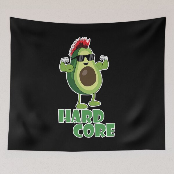 Item preview, Muscular Hard Core Avocado Funny designed and sold by TheInkElephant.