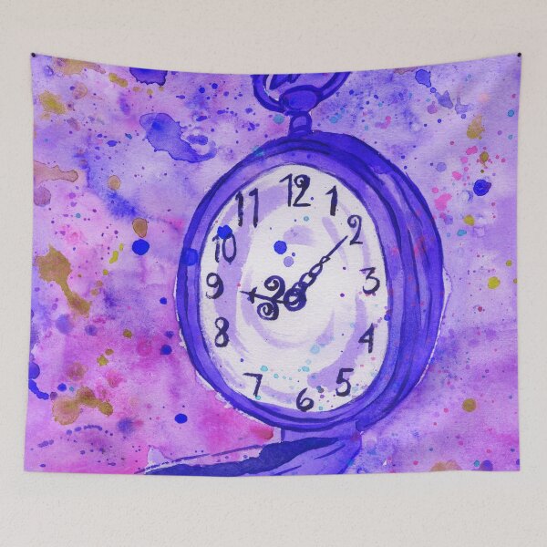 Item preview, Time Is A Precious Gift -  Blue Palette  designed and sold by Niina  Niskanen.