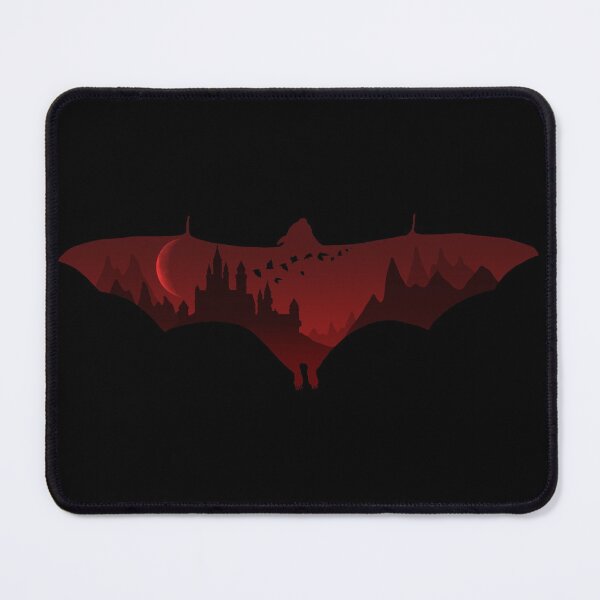 Item preview, Dark Castle In The Silhouette Of A Bat designed and sold by WiseWitch.