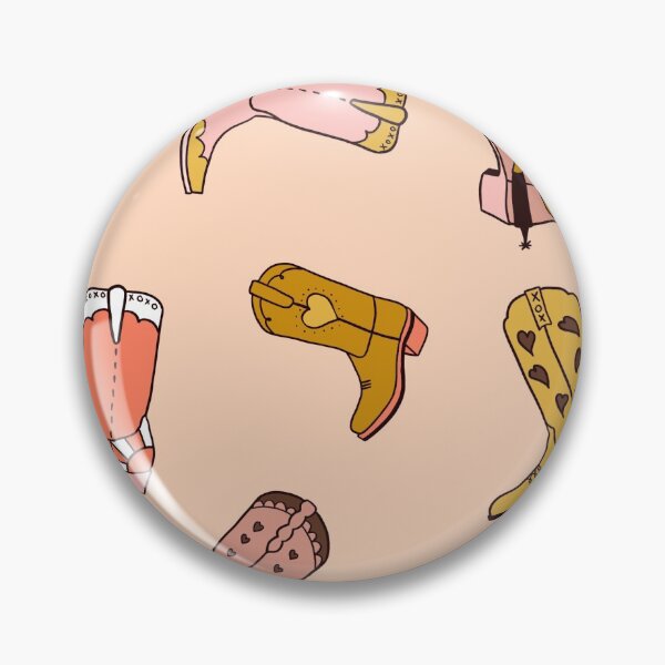 Item preview, Boot Scootin in Into the Sunset - Western cowboy boot heart pattern designed and sold by wildhunt.