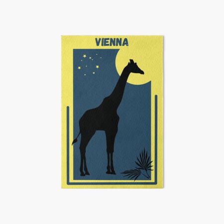 Item preview, Vintage Modern Zoo Poster for the City of Vienna, Austria, Europe designed and sold by Vintage-TM.